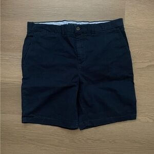 Tommy Hilfiger Navy Flat Front Shorts